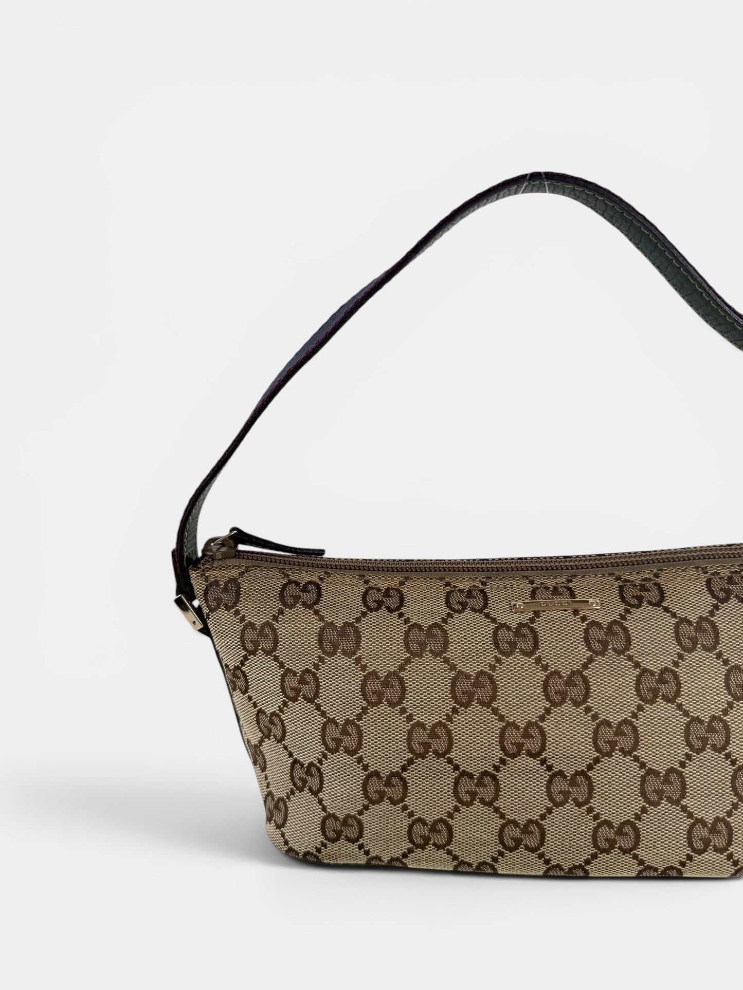 2000s Gucci GG Monogram Pochette Boat Bag | O/S, Multicoloured