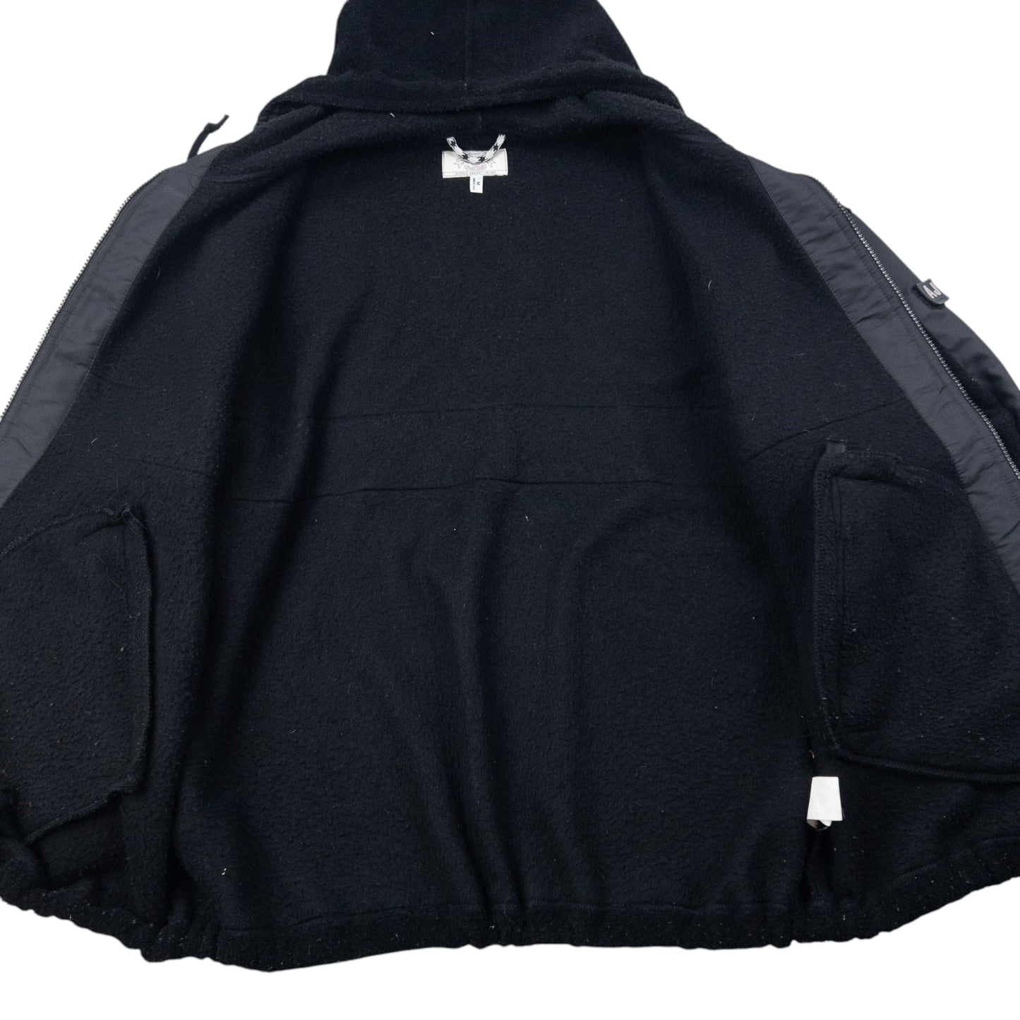 Vintage Armani Jeans Zip Up Fleece Jacket Size M