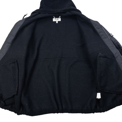 Vintage Armani Jeans Zip Up Fleece Jacket Size M