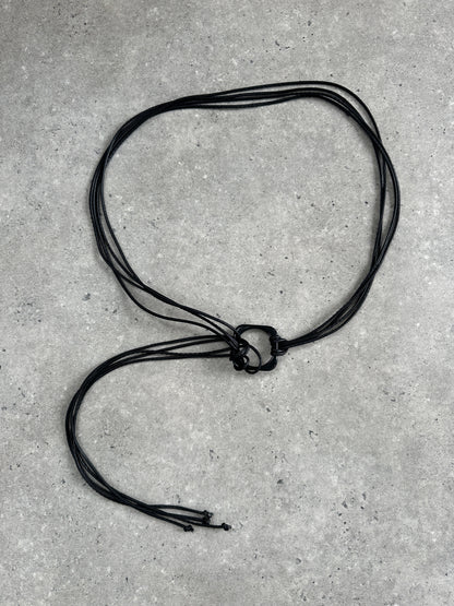 Vintage Faux Leather Rope Belt - One Size