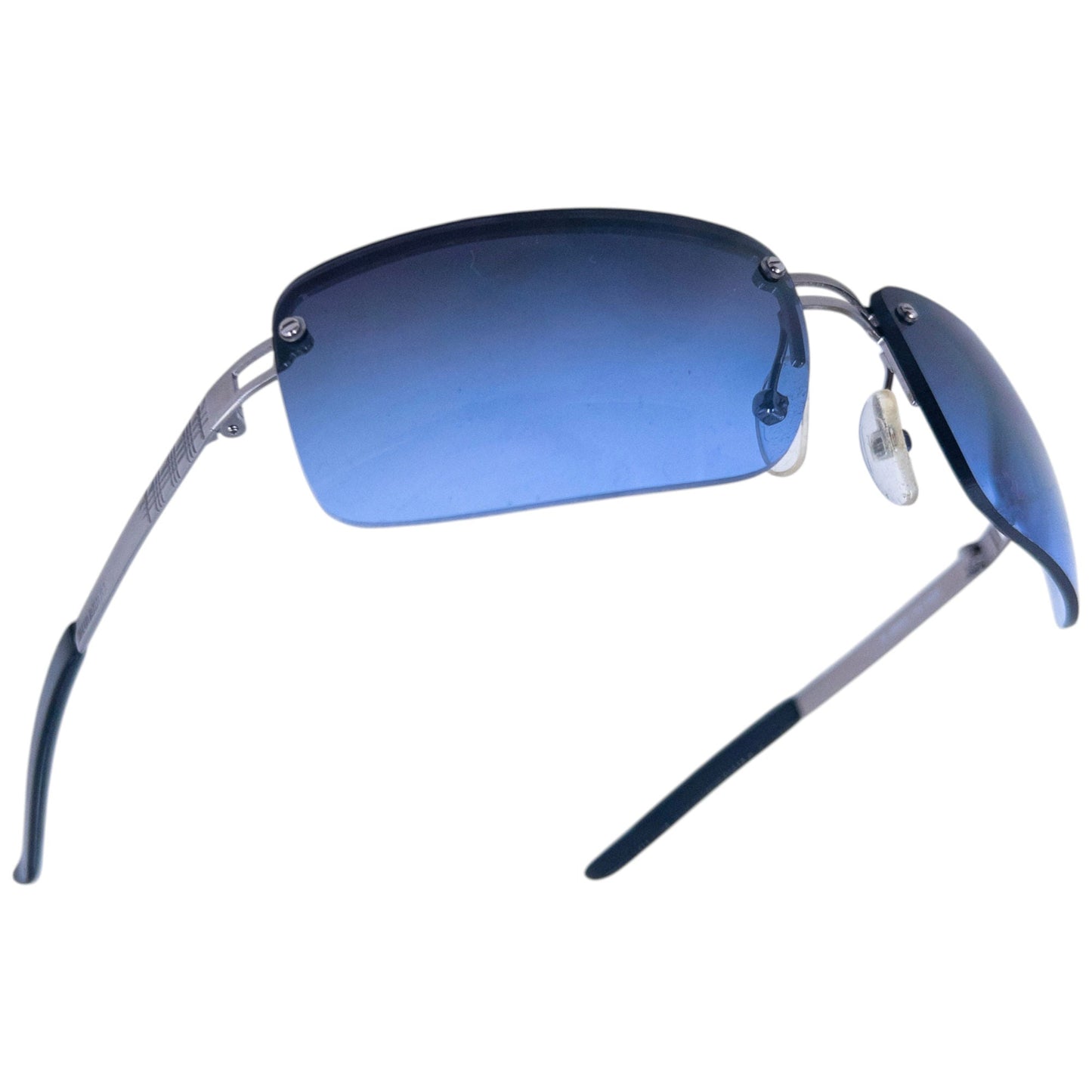 Vintage 2000s Burberry Rimless Sunglasses | O/S, Blue
