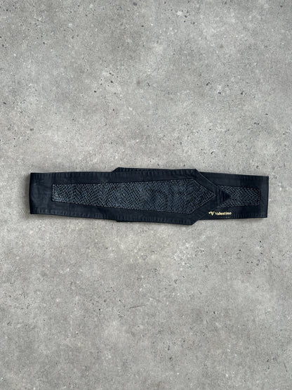 Valentino 1990s Leather Snakeskin Hip Belt - W30-32