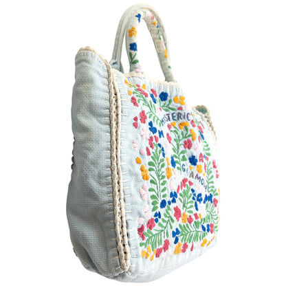 Vintage 90s Hysteric Glamour Embroidered Floral Handbag | O/S, Red