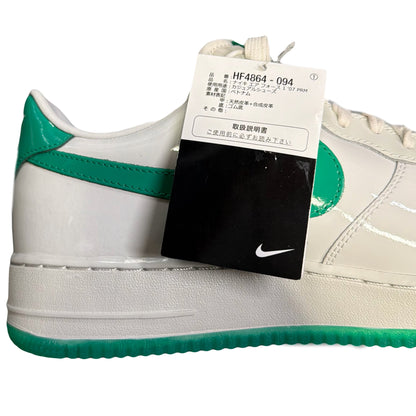 Nike Patent Air Force 1 In White & Green (11UK/12US)