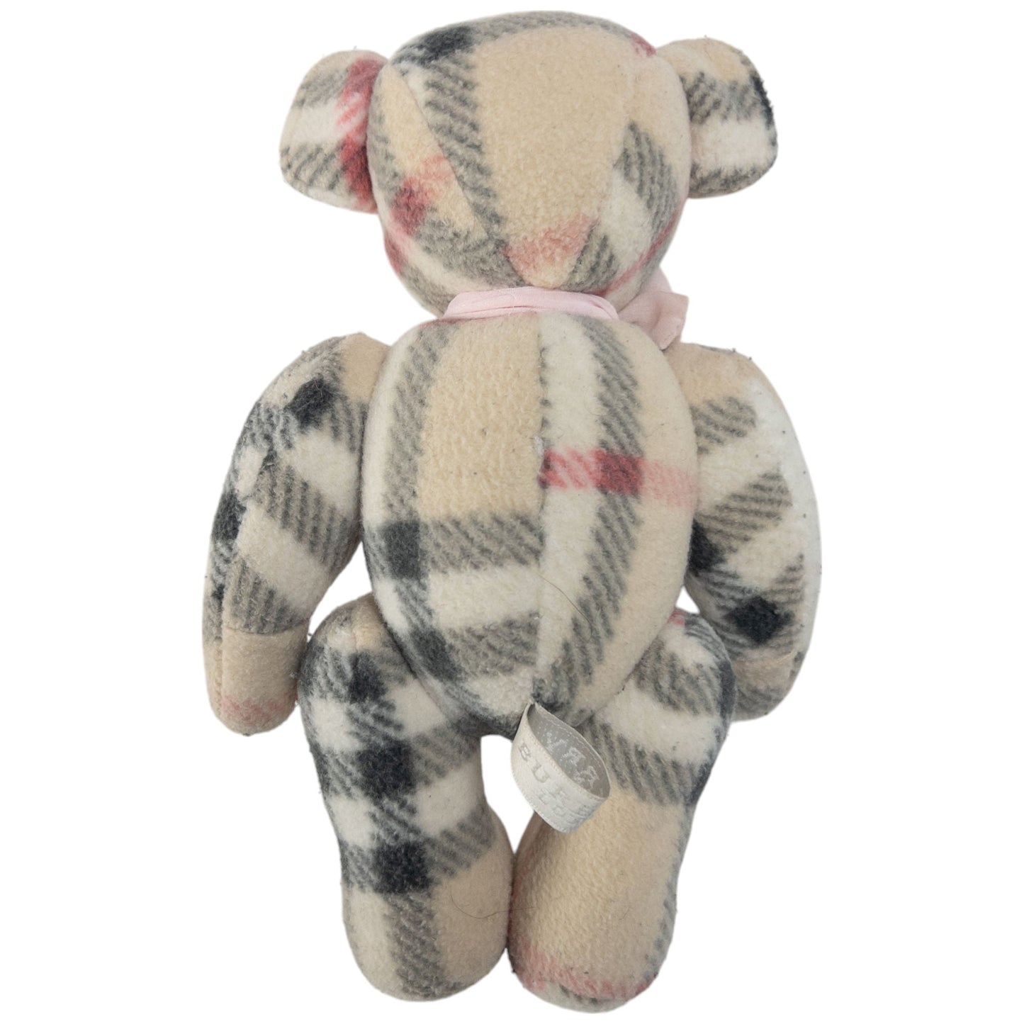 Vintage Burberry Nova Check Teddy Bear