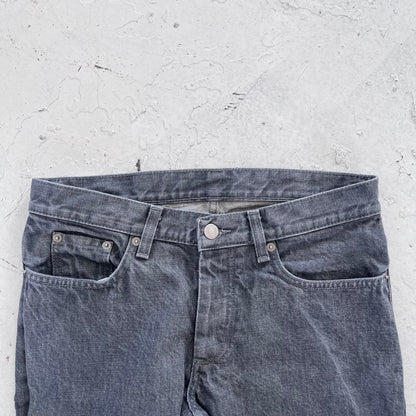 1990s helmut lang grey bootcut denim | Gray, Grey