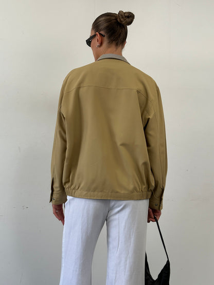 Yves Saint Laurent Logo Bomber Jacket - M/L