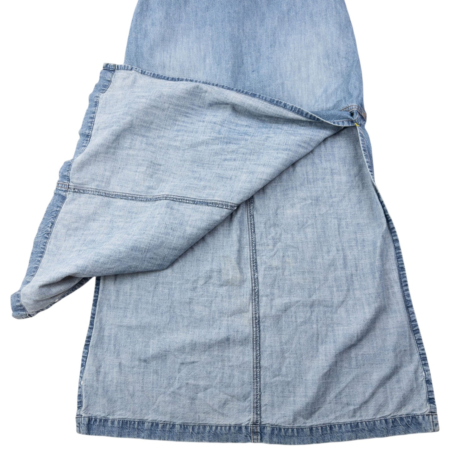 Vintage 2000s Armani Jeans Denim Maxi Skirt Womens Size M | Medium, Blue