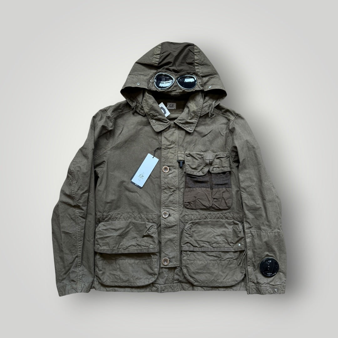 C.P. Company AW23 Ba-Tic Wax Cotton 500 Miglia Google Jacket 50 BNWT | Default Title, Green