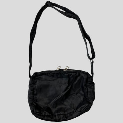 Porter 00’s Black Nylon Tanker Multipocket Crossbody Bag | O/S