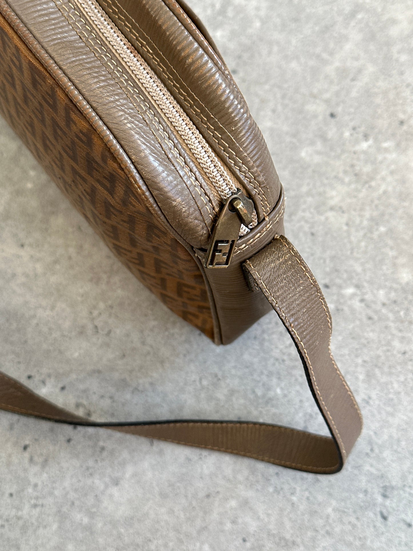 Fendi 1980s FF Monogram Crossbody Bag