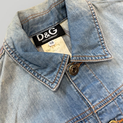 Dolce & Gabbana Spellout Denim Jacket XS