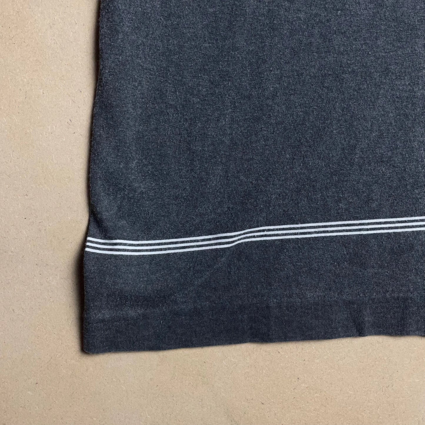 S/S 1998 Charcoal Motion Blur Graphic Print Polo Shirt