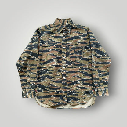 Nepenthes Tiger Camo Heavy Cotton Shirt XS | O/S, Camo