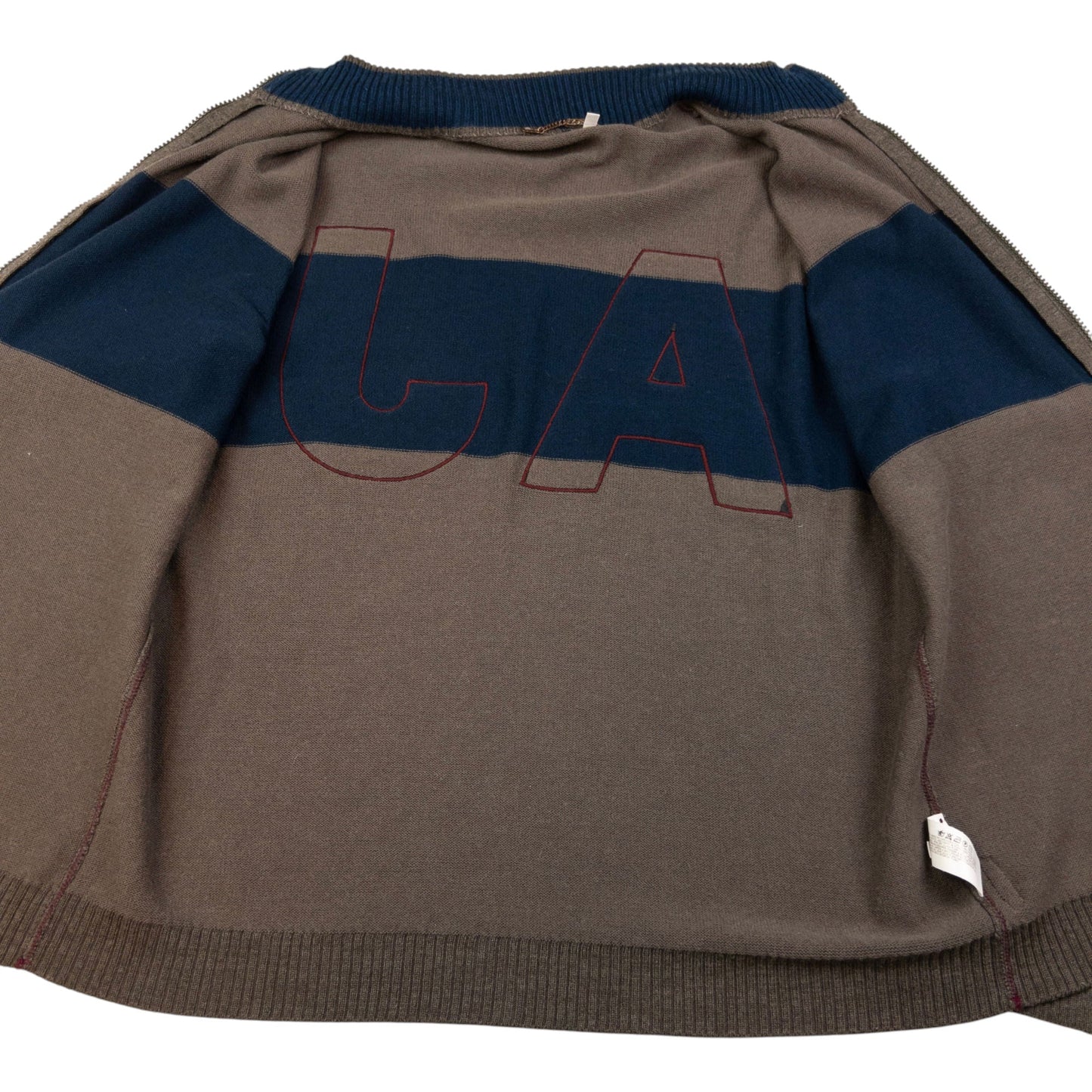 Vintage Armani Jeans Zip Up Jumper Size M