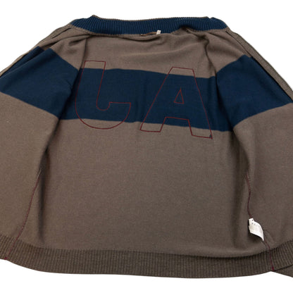 Vintage Armani Jeans Zip Up Jumper Size M