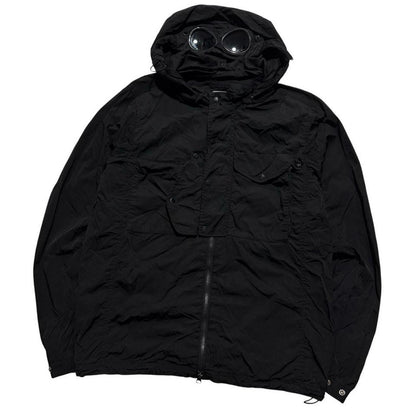 CP Company Chrome-R Nylon Goggle Jacket | Large, Black