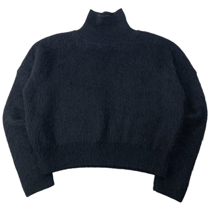 Vintage Hugo Boss Mohair Wool Turtleneck Jumper Womens Size M | Medium, Black