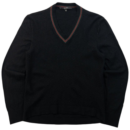 Vintage 2000s Gucci Wool Jumper Womens Size S | Small, Black