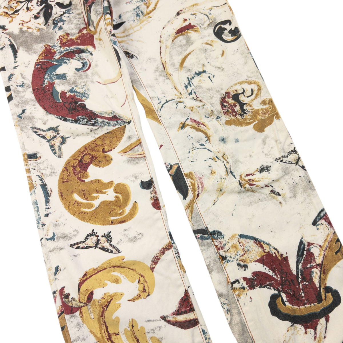 Vintage 2007 Roberto Cavalli Print Pattern Trousers Womens Size W31 | W31, Multi