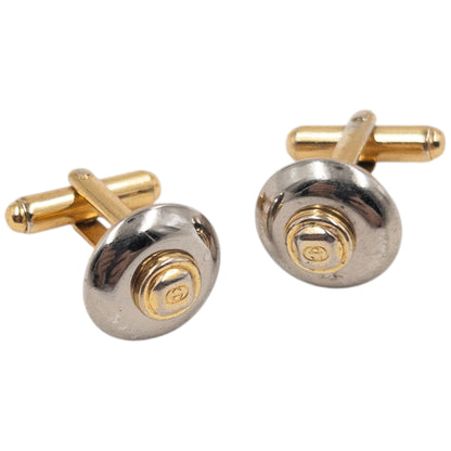 Vintage 90s Gucci Embossed Cufflinks | O/S, Multicoloured