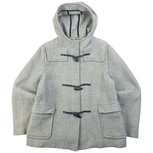 Vintage 2000s Burberry Wool Duffle Jacket Womens Size L | O/S, Grey