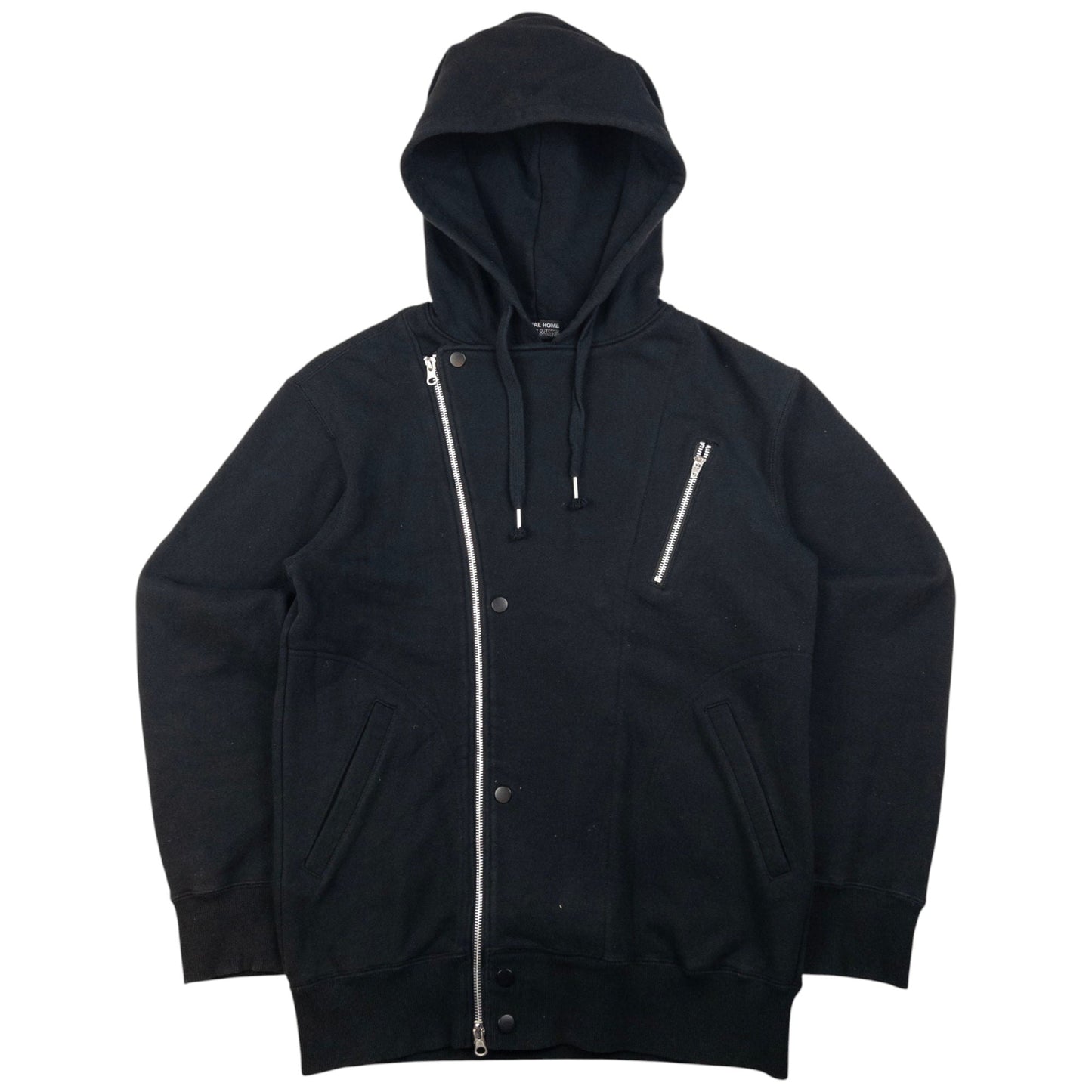 Vintage Final Home Asymmetric Zip Up Hoodie Size S