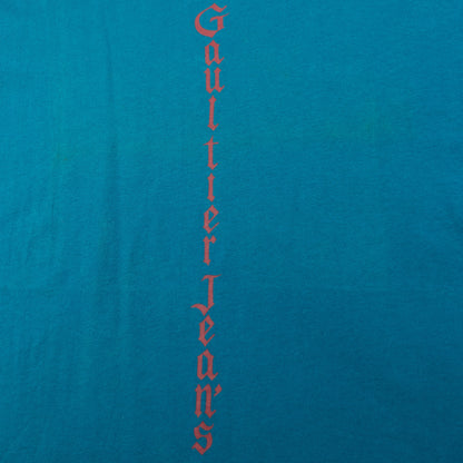 Vintage Gaultier Jean's Capped Sleeve T Shirt Womens Size L