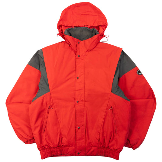 Vintage 90s Moncler Zip Up Padded Jacket Size M | Medium, Grey