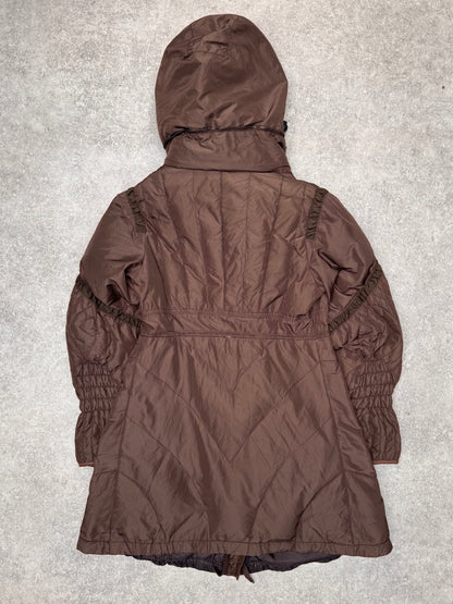 Marithe Francois Girbaud Mid Length Hooded Puffer Jacket