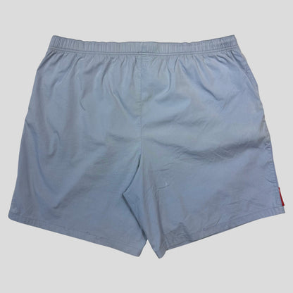 Prada Sport 2008 Baby Blue Cotton Swim Shorts - M/L | Default Title, Blue