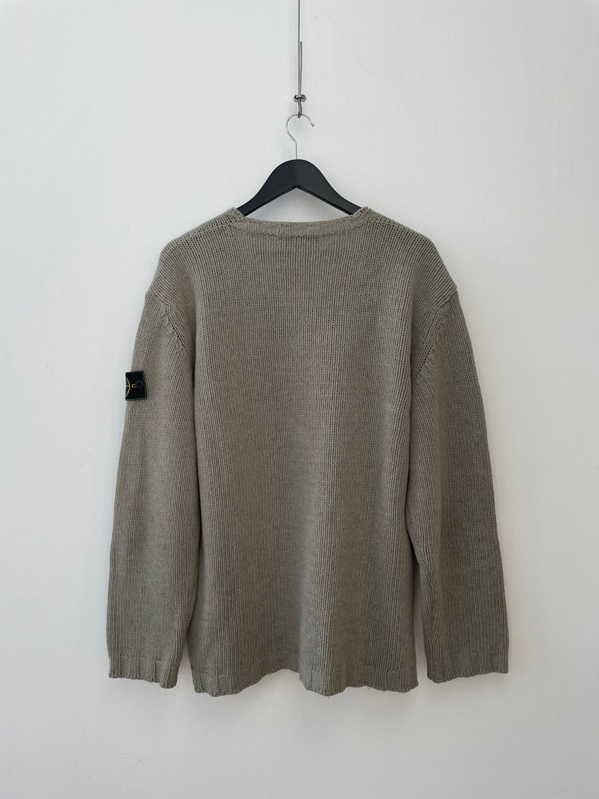 Stone Island AW97 Scoop Neck Knit Jumper | X-Large, Red