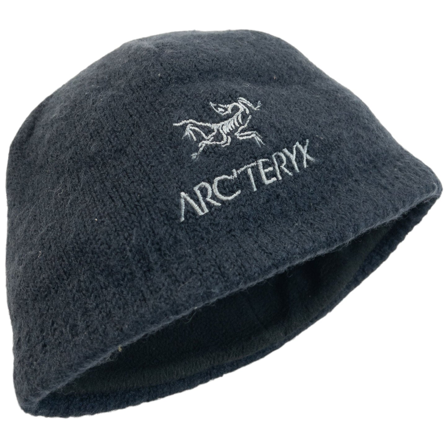 Vintage 2000s Arcteryx Embroidered Wool Beanie Hat | O/S, Navy