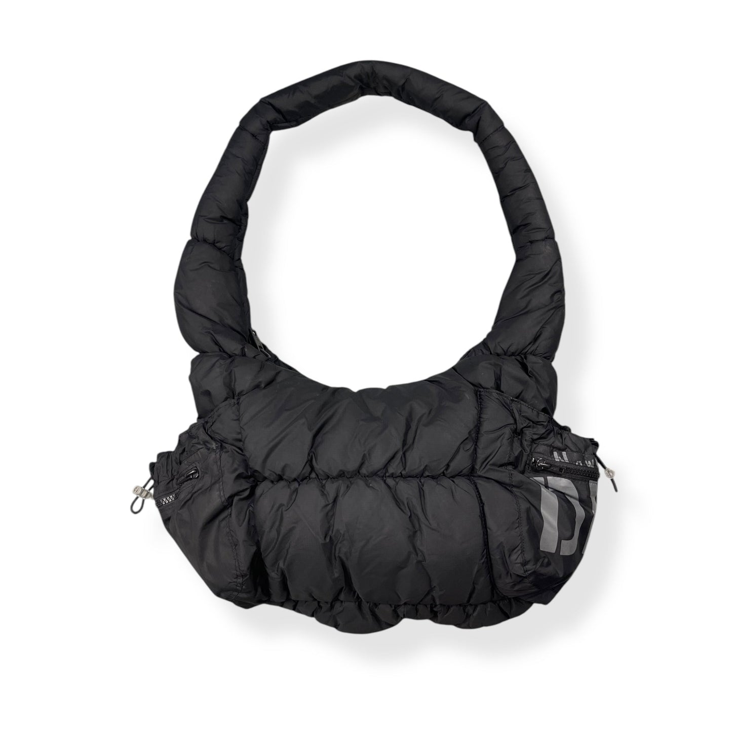 2000's DKNY Jeans Padded Shoulder Bag | O/S, Black