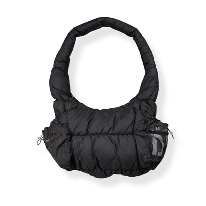 2000's DKNY Jeans Padded Shoulder Bag | O/S, Black