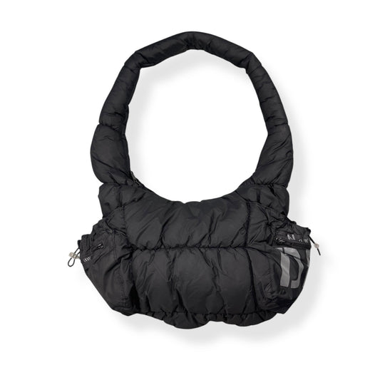 2000's DKNY Jeans Padded Shoulder Bag | O/S, Black