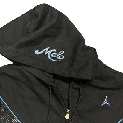 Jordan Melo Hoodie In Black & Blue ( L )