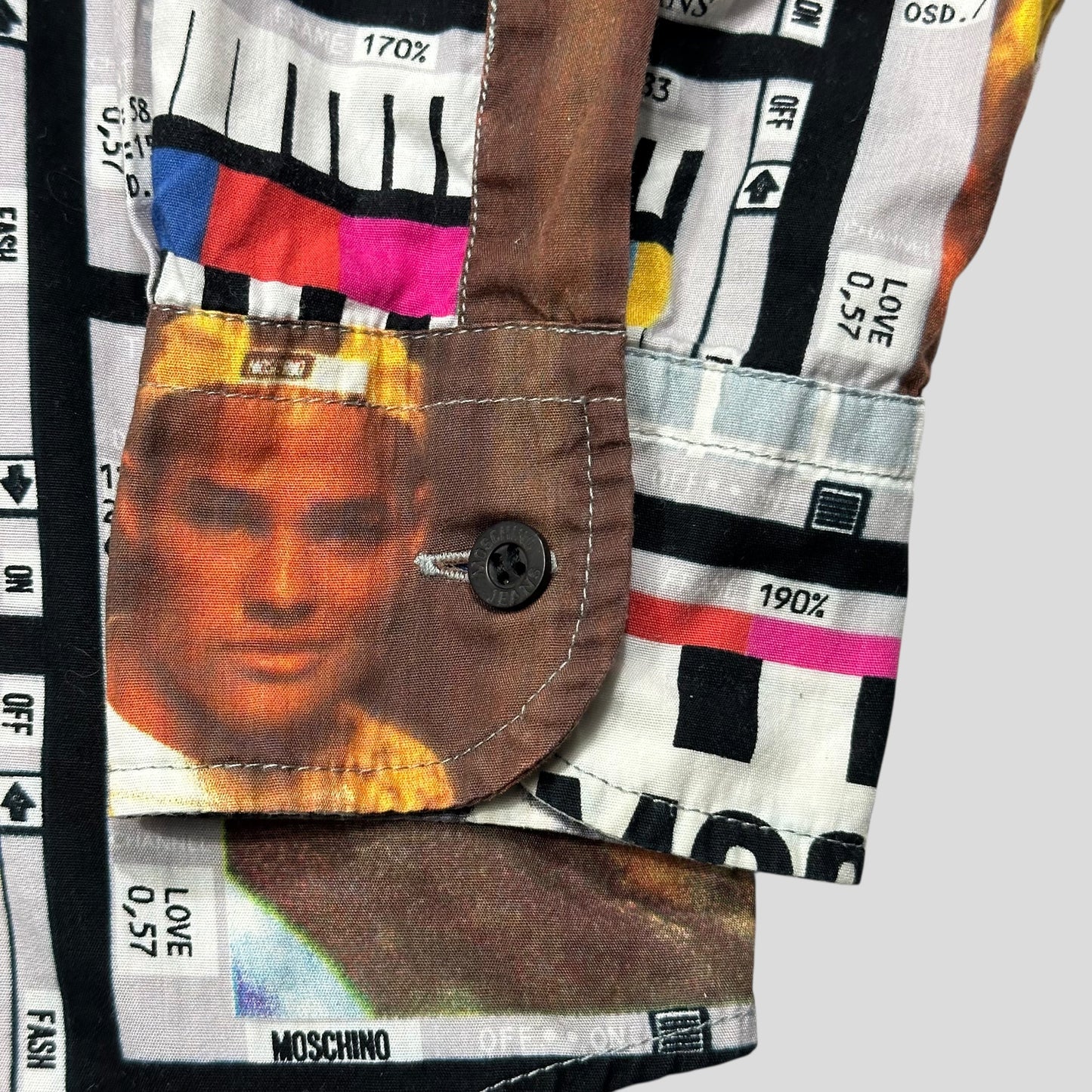 Moschino Jeans 1997 VHS Moving Images Longsleeve Shirt - L