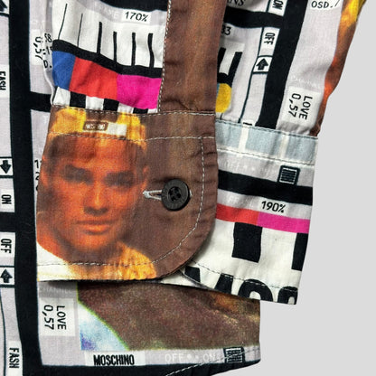 Moschino Jeans 1997 VHS Moving Images Longsleeve Shirt - L