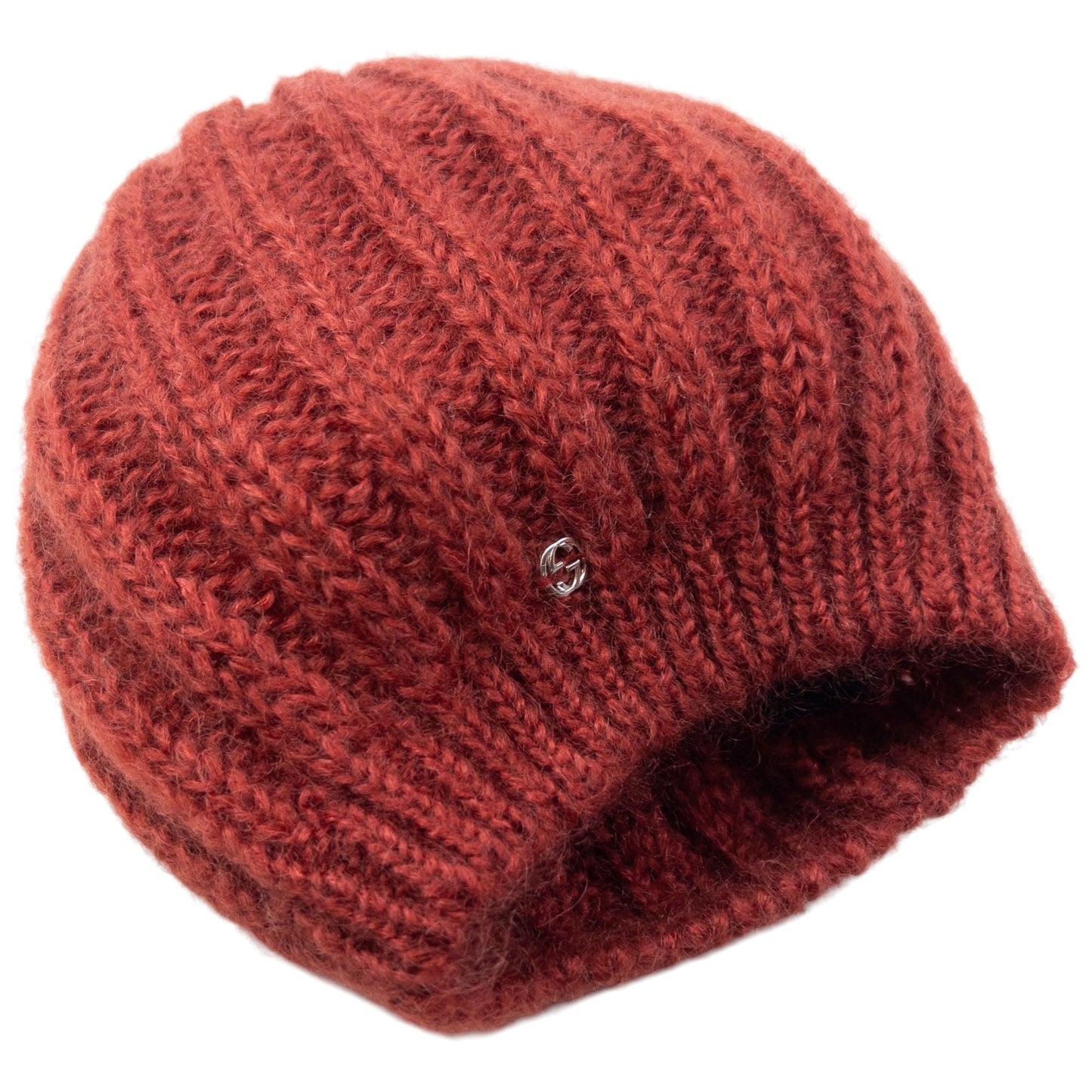 Vintage 2000s Gucci Wool Knit Beanie Hat | O/S, Red