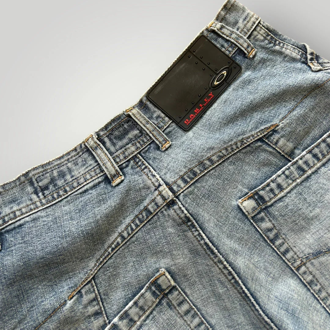 Oakley Software 2000's Industrial Denim Jorts 30"