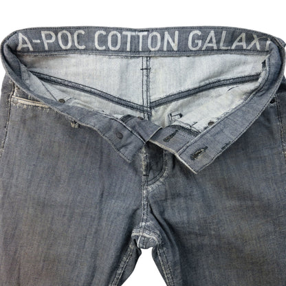 Vintage 2000s A-POC By Issey Miyake Denim Jeans Size W32 | W32, Grey