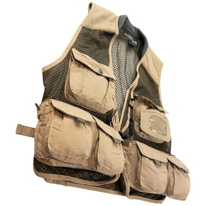 Vintage Montbell Multi Pocket Cargo Vest Gilet Size S