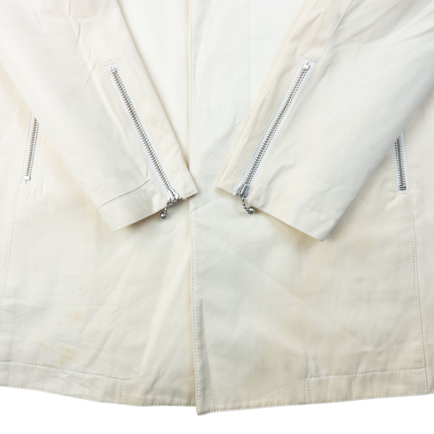 Vintage 90s Yohji Yamamoto A.A.R Button Up Jacket Size S | Small, Cream