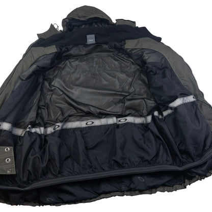 Vintage Oakley Zip Up Snowboarding Jacket Size XL