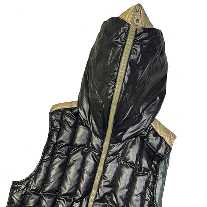 Duvetica Hooded Puffer Gilet In Black (S) | Small, Black