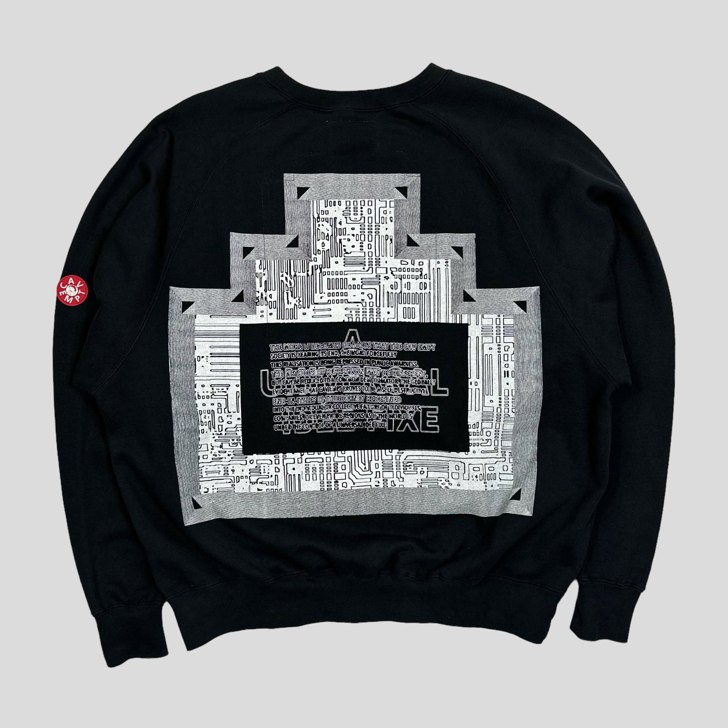 Cav Empt 2016 Idee Fixe Big Crewneck - S (M/L) | Default Title, Black