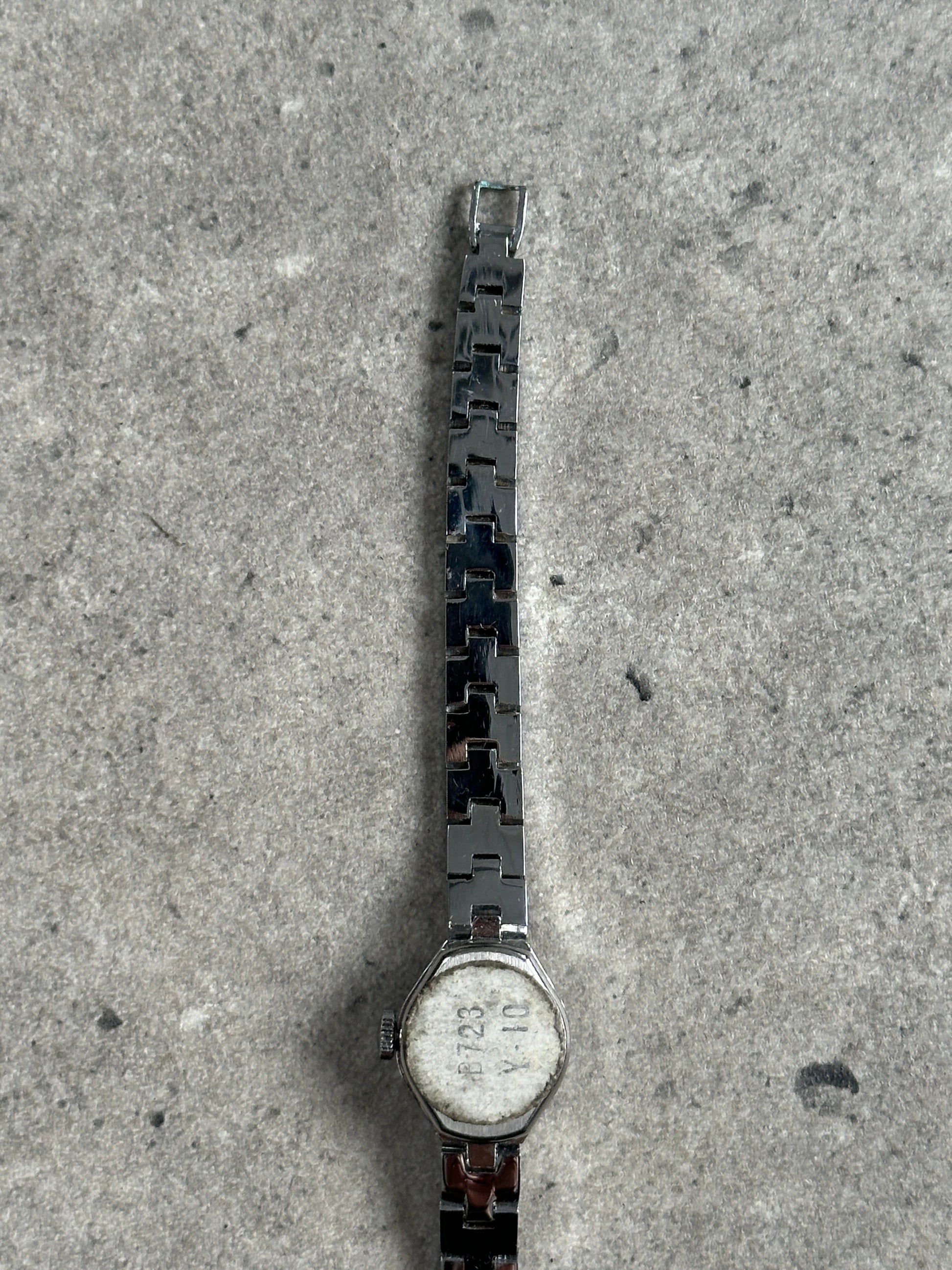 Regus 1970s Swiss Silver ToneJewel Mechanical Watch