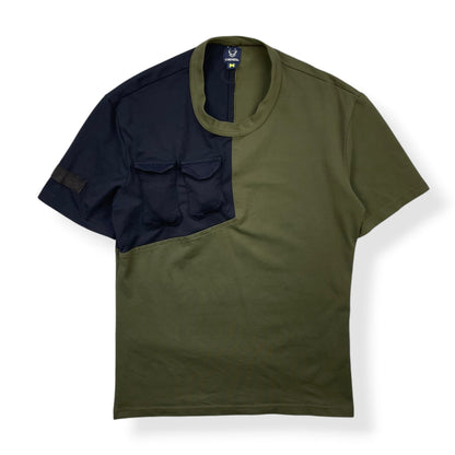 1990's Cyberdog Panelled Cargo Pocket T-Shirt (M) | Default Title, Multicoloured