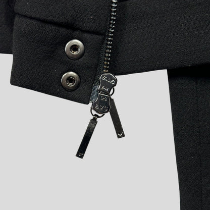 Armani Jeans 00’s Cropped Jacket - IT38 (UK6) | XS, Black